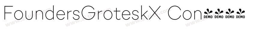 FoundersGroteskX Con字体转换